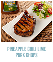 Pineapple Chili Lime Pork Chops
